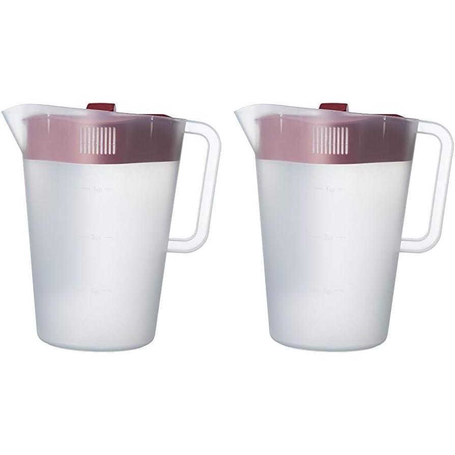 GoodCook 1 Gallon Pitcher with 4 Way Lid, Made Without BPA(128 Ounces ...
