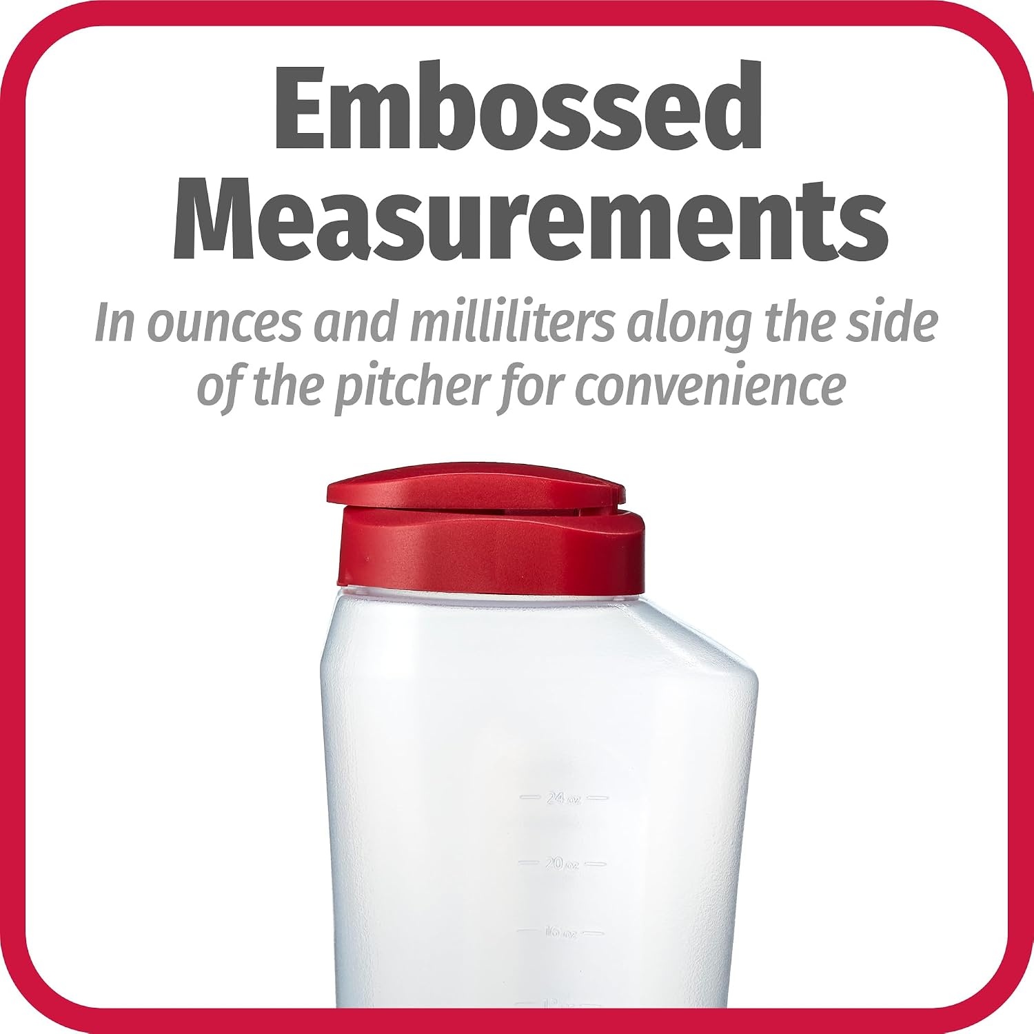 image:imageGoodCook 1 Quart Bottle with Snap Lock EasyPour Lid Set of 2 Clear1 Pack