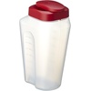 GoodCook 1 Quart Bottle with Snap Lock Easy-Pour Lid Set of 2, Clear(1 Pack)