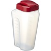 GoodCook 1 Quart Bottle with Snap Lock Easy-Pour Lid Set of 2, Clear(2 Pack)