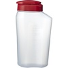 GoodCook 1 Quart Bottle with Snap Lock Easy-Pour Lid Set of 2, Clear(2 Pack)