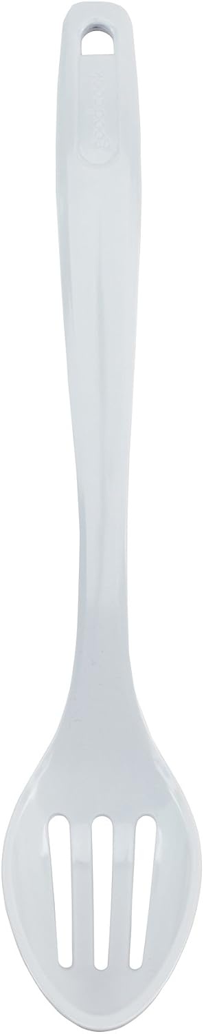 image:imageGoodCook Classic Pasta Server BPAFree Dishwasher Safe Melamine Construction 12Inch WhiteSmall