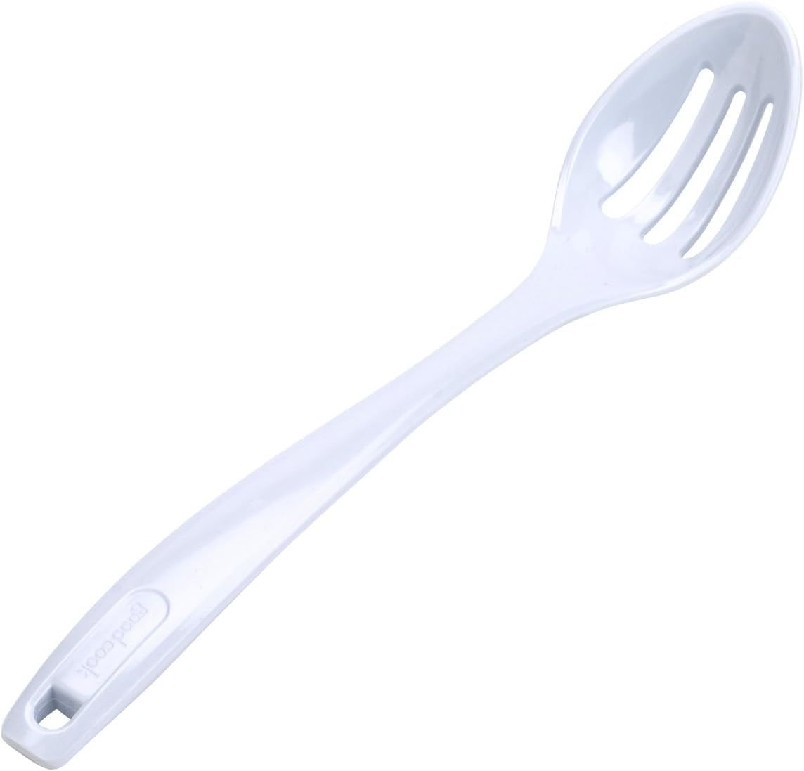 image:imageGoodCook Classic Pasta Server BPAFree Dishwasher Safe Melamine Construction 12Inch WhiteSmall