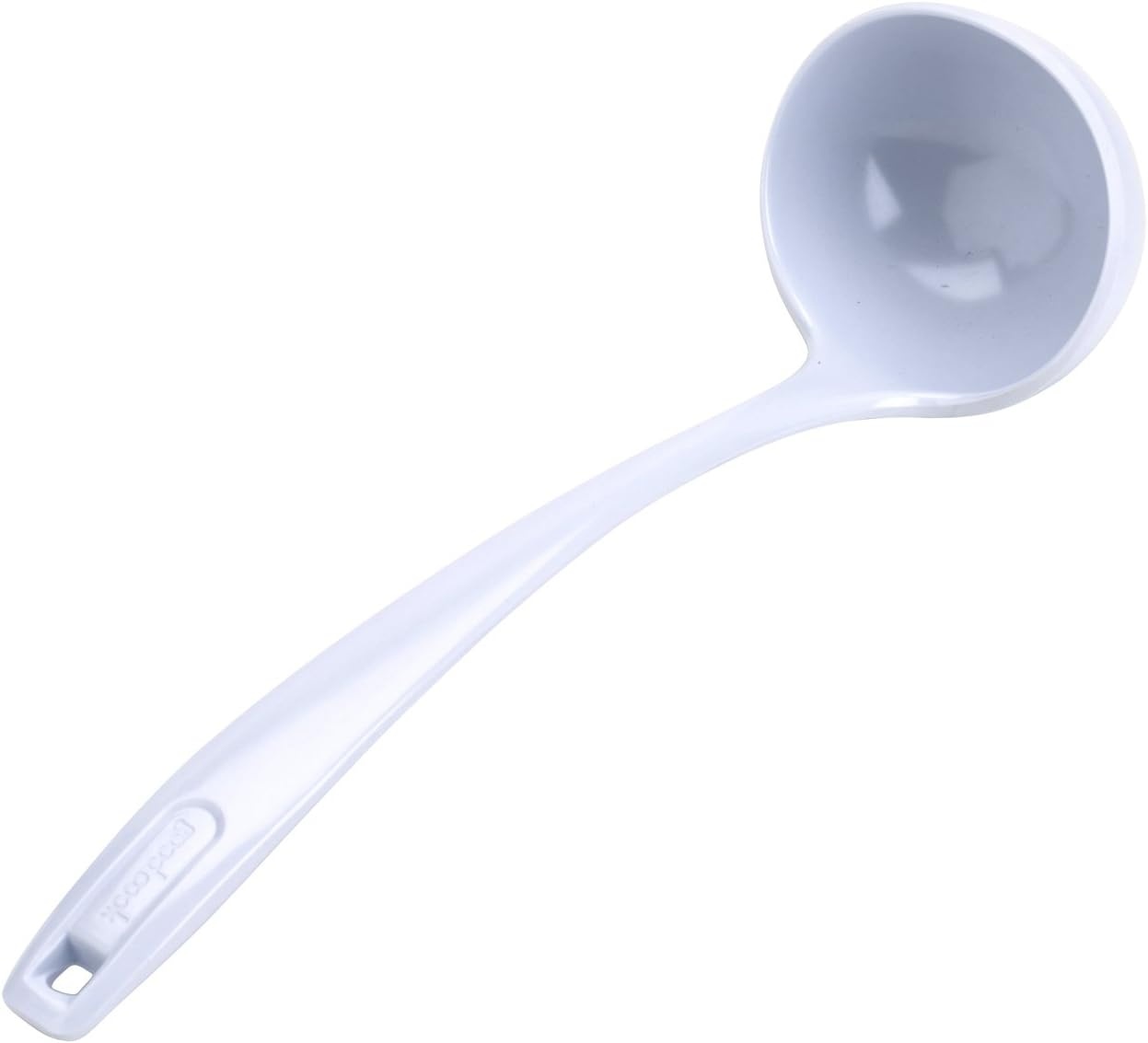 image:imageGoodCook Classic Pasta Server BPAFree Dishwasher Safe Melamine Construction 12Inch WhiteSmall