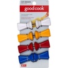 GoodCook Everyday 8-Piece Corn Holders with Interlocking Steel Skewers, 4-Pairs, Assorted Colors