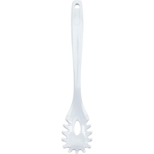 GoodCook Classic Pasta Server BPA-Free Dishwasher Safe Melamine Construction, 12-Inch, White(12-Inch)