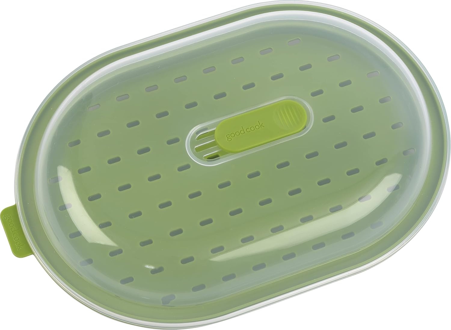 image:imageGoodCook Everyday Microwave Food Steamer Vegetable amp Fish Cooker Preserves Vitamins amp Nutrients Quick Dinner amp Meals Adjustable Steam Release Vent12 inches x 8 inches x 27 inches Pack of 12