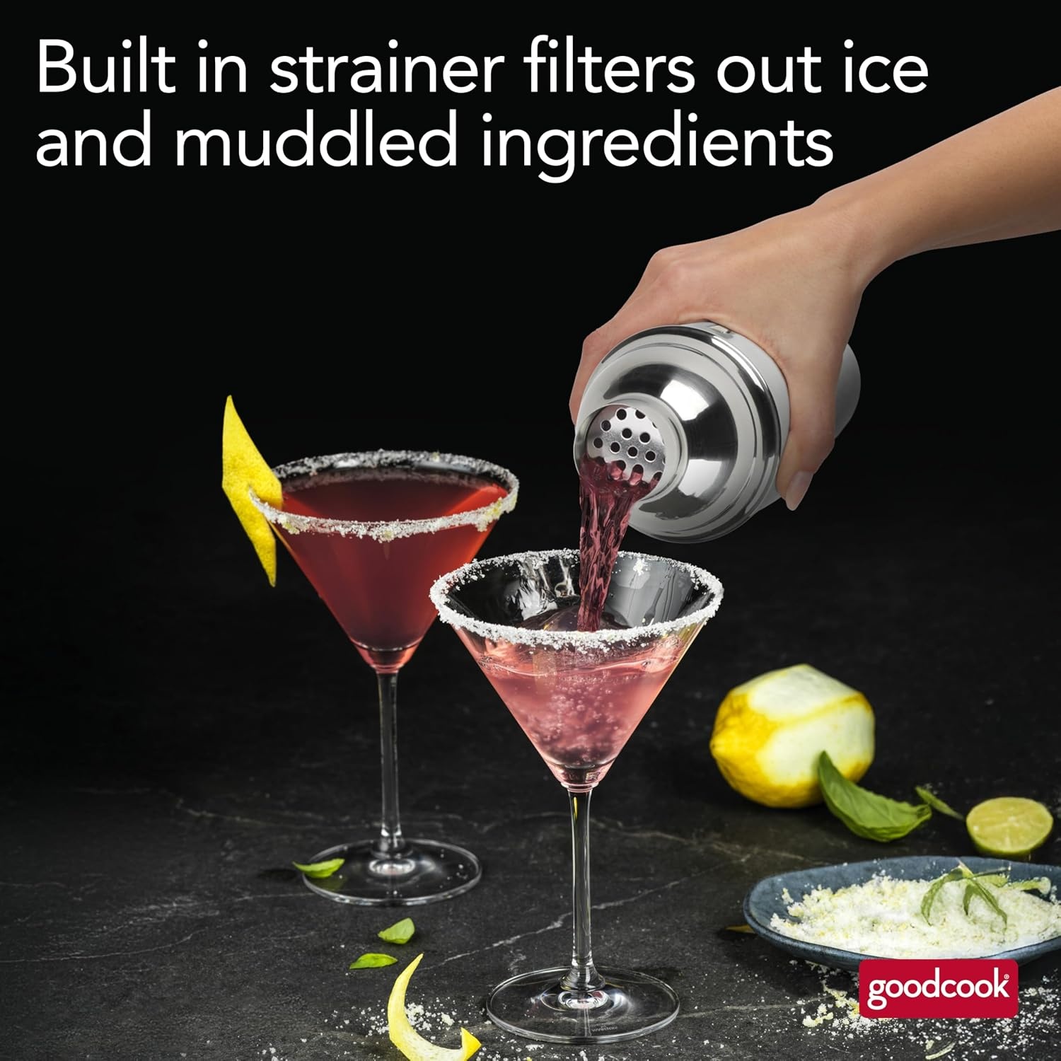 image:imageGoodCook Gourmet Cocktail Set 5 pieceGray