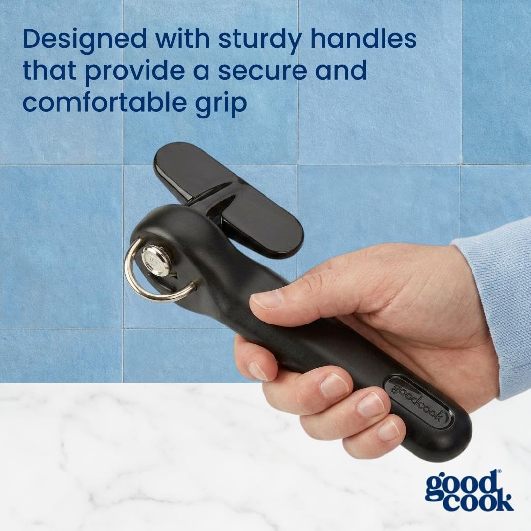 image:imageGoodCook SafeCut Can Opener with Easy Turn Knob Black1 Pack