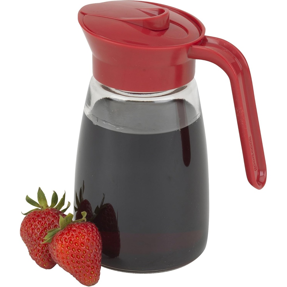image:imageGoodCook Everyday 12 oz Syrup Dispenser Easy Pour Spout Waffle amp Pancake Syrup Dispenser Container Glass Syrup Bottle for Maple Syrup Honey Barbecue Sauce