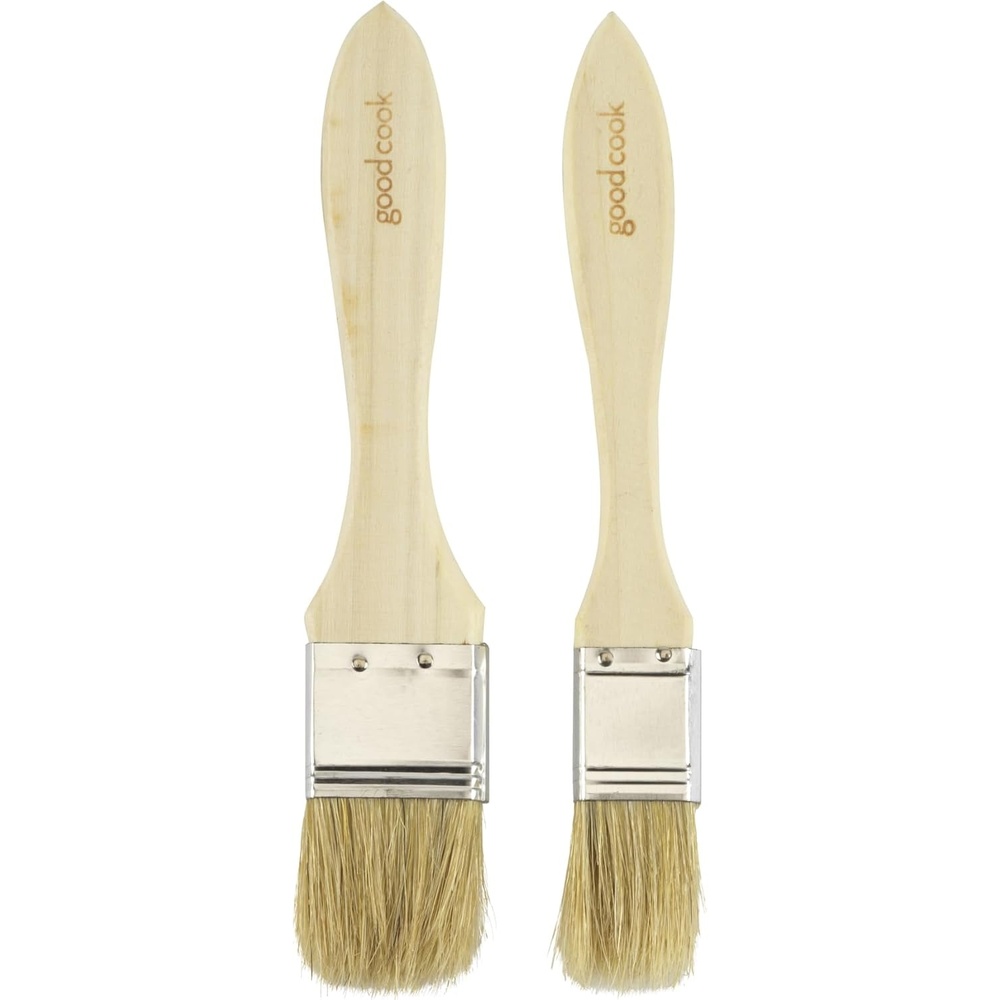 image:imageGoodCook Everyday Basting Brushes 2Pack Natural Wood