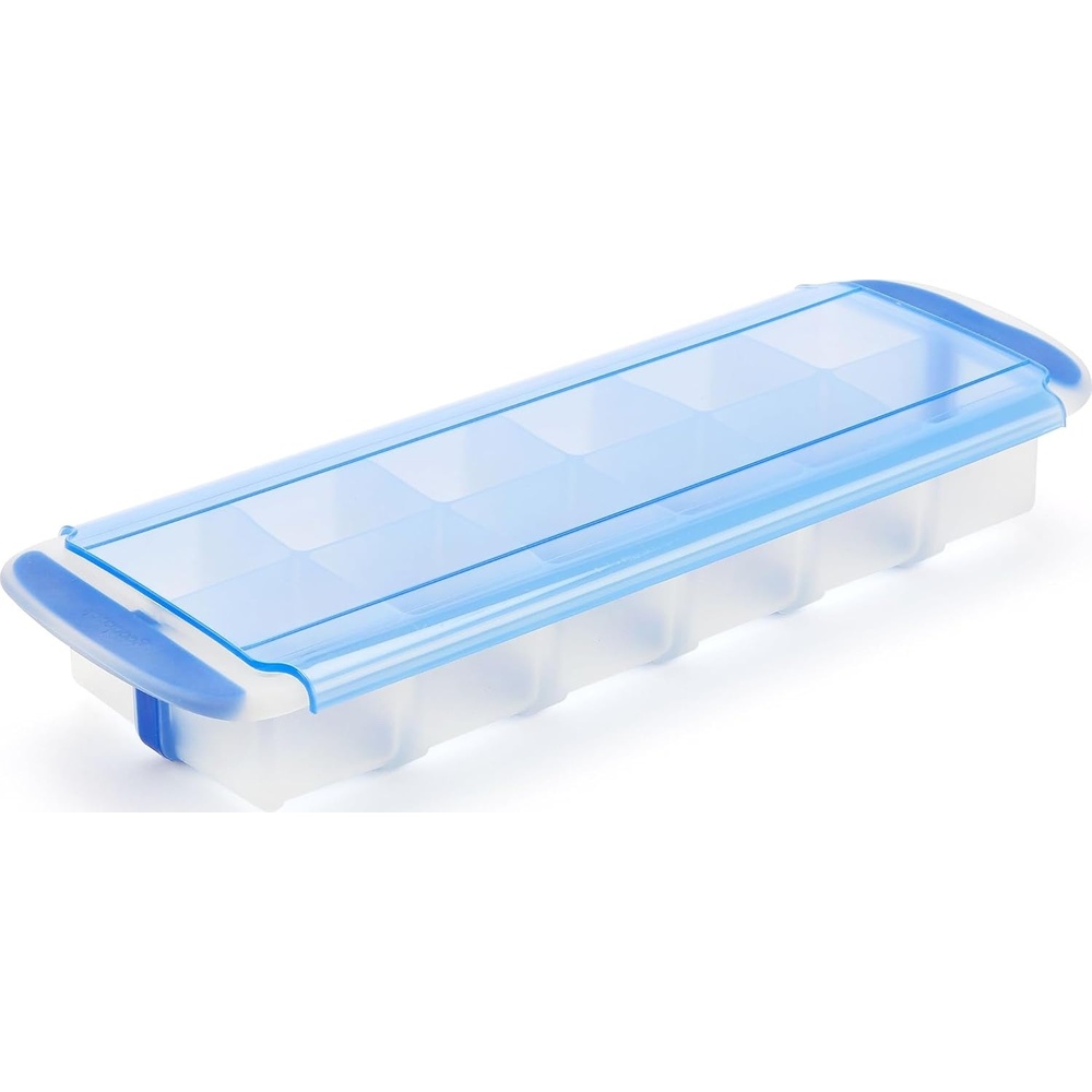 image:imageGoodCook Touch Prep and Freeze Ice Tray 2oz Cubes Stackable with Slideoff Cover