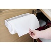 GoodCook Deluxe Wall Mount Paper Towel Holder, Under Cabinet, Screws Included, White