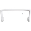 GoodCook Deluxe Wall Mount Paper Towel Holder, Under Cabinet, Screws Included, White