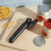 GoodCook Safe-Cut Can Opener with Easy Turn Knob, Black(1 Pack)