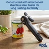 GoodCook Safe-Cut Can Opener with Easy Turn Knob, Black(1 Pack)