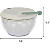 GoodCook Salad Spinner with Flat Lid Design, Non-Slip Base & High Speed