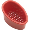 GoodCook Touch Dishwasher Safe Garlic Press with Stainless Steel Head, Black/Red