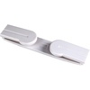 GoodCook Deluxe Wall Mount Paper Towel Holder, Under Cabinet, Screws Included, White