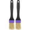 GoodCook Touch Natural Bristle Pastry Brush with Ergonomic Handle(Medium (Pack of 2))
