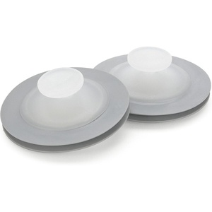 Good Cook Touch Kitchen Sink Stopper Set (2 Pack), White