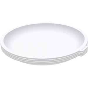 GoodCook Everyday Microwave Plates Stay-Cool Stackable Lightweight Design, Set of 4(Small (Pack of 12))