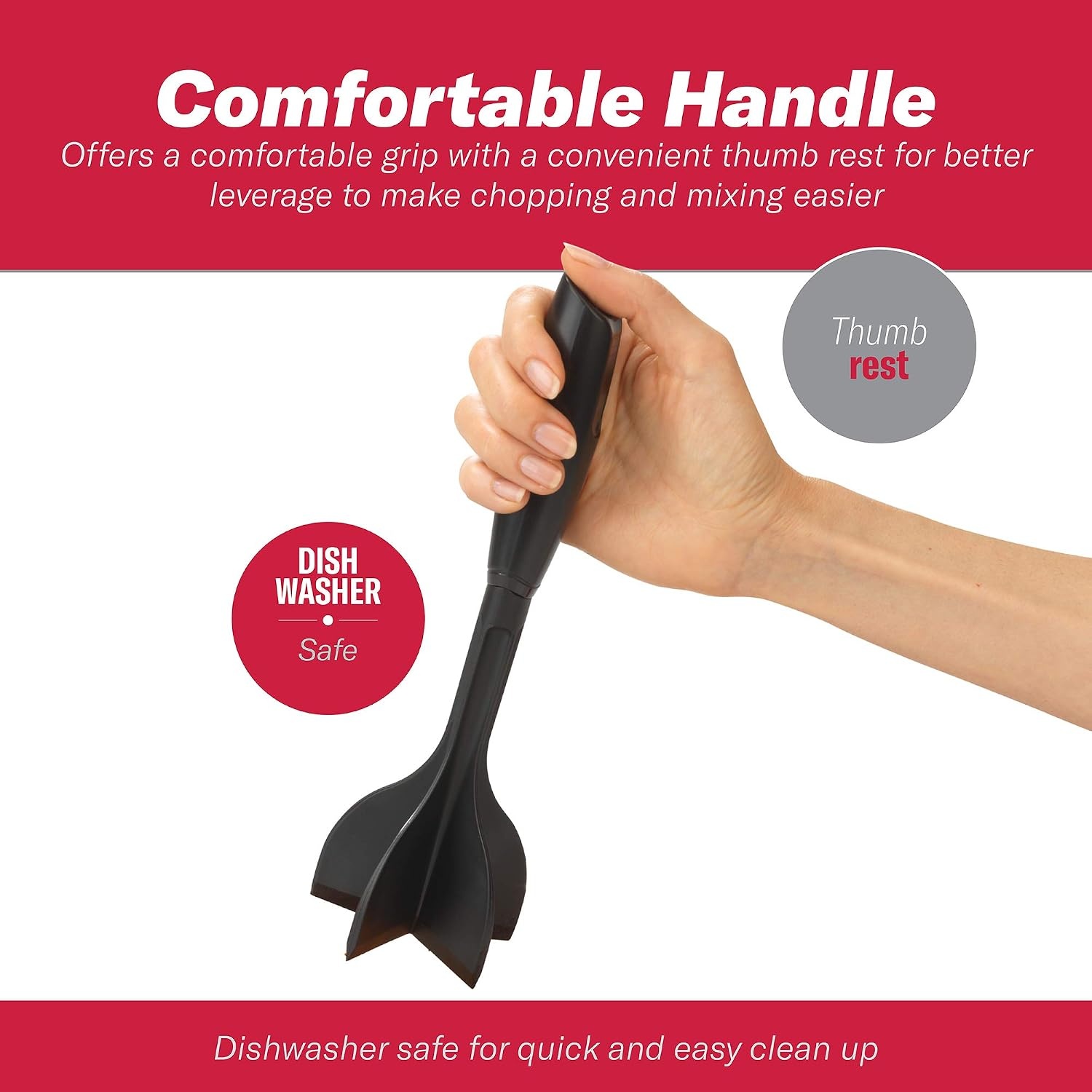 image:imageGood Cook 2 pack Hamburger Meat Chopper and Smasher Black