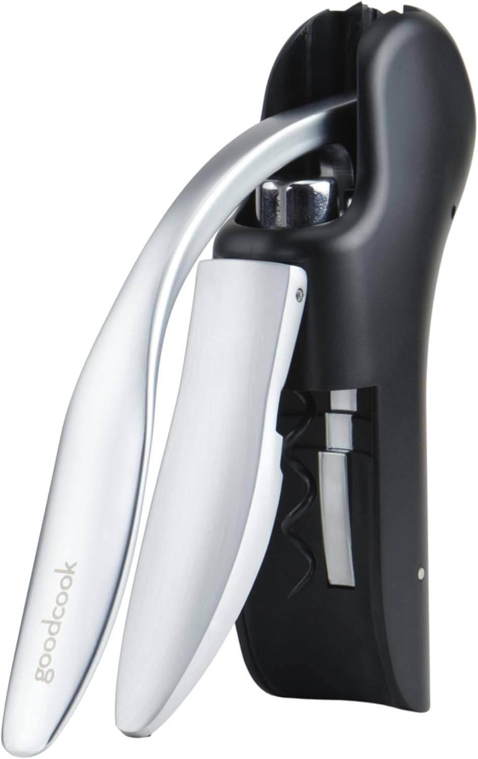 image:imageGoodCook Gourmet Deluxe Winged Corkscrew Stainless Steel Worm Universal Fit For All Cork SizesLever Corkscrew
