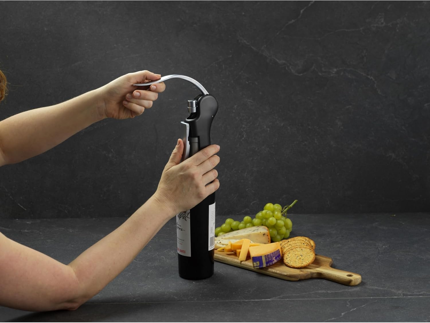image:imageGoodCook Gourmet Deluxe Winged Corkscrew Stainless Steel Worm Universal Fit For All Cork SizesLever Corkscrew