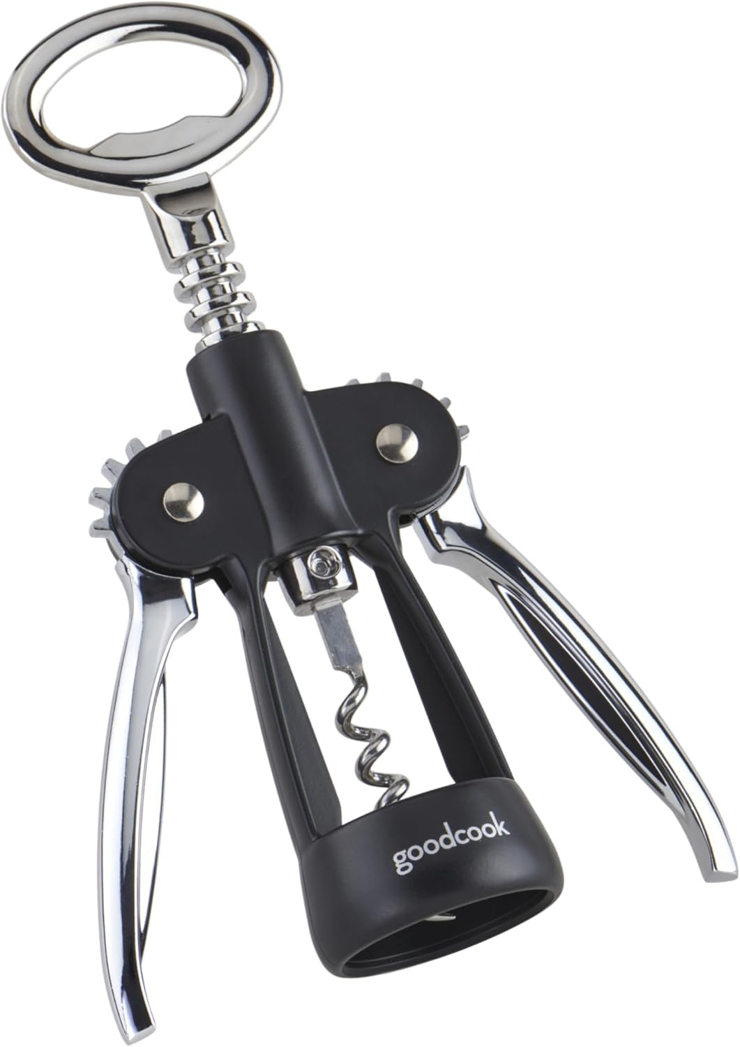image:imageGoodCook Gourmet Deluxe Winged Corkscrew Stainless Steel Worm Universal Fit For All Cork SizesWinged Corkscrew