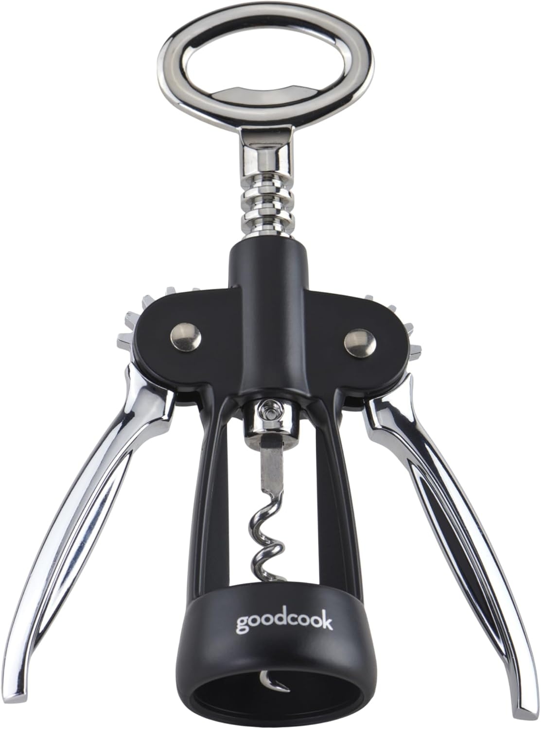 image:imageGoodCook Gourmet Deluxe Winged Corkscrew Stainless Steel Worm Universal Fit For All Cork SizesWinged Corkscrew