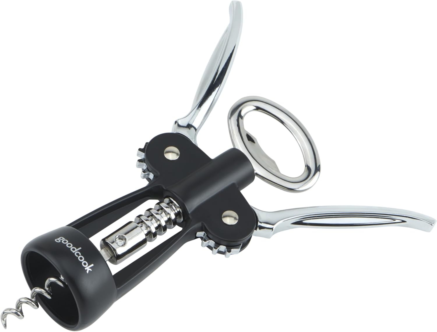 image:imageGoodCook Gourmet Deluxe Winged Corkscrew Stainless Steel Worm Universal Fit For All Cork SizesWinged Corkscrew