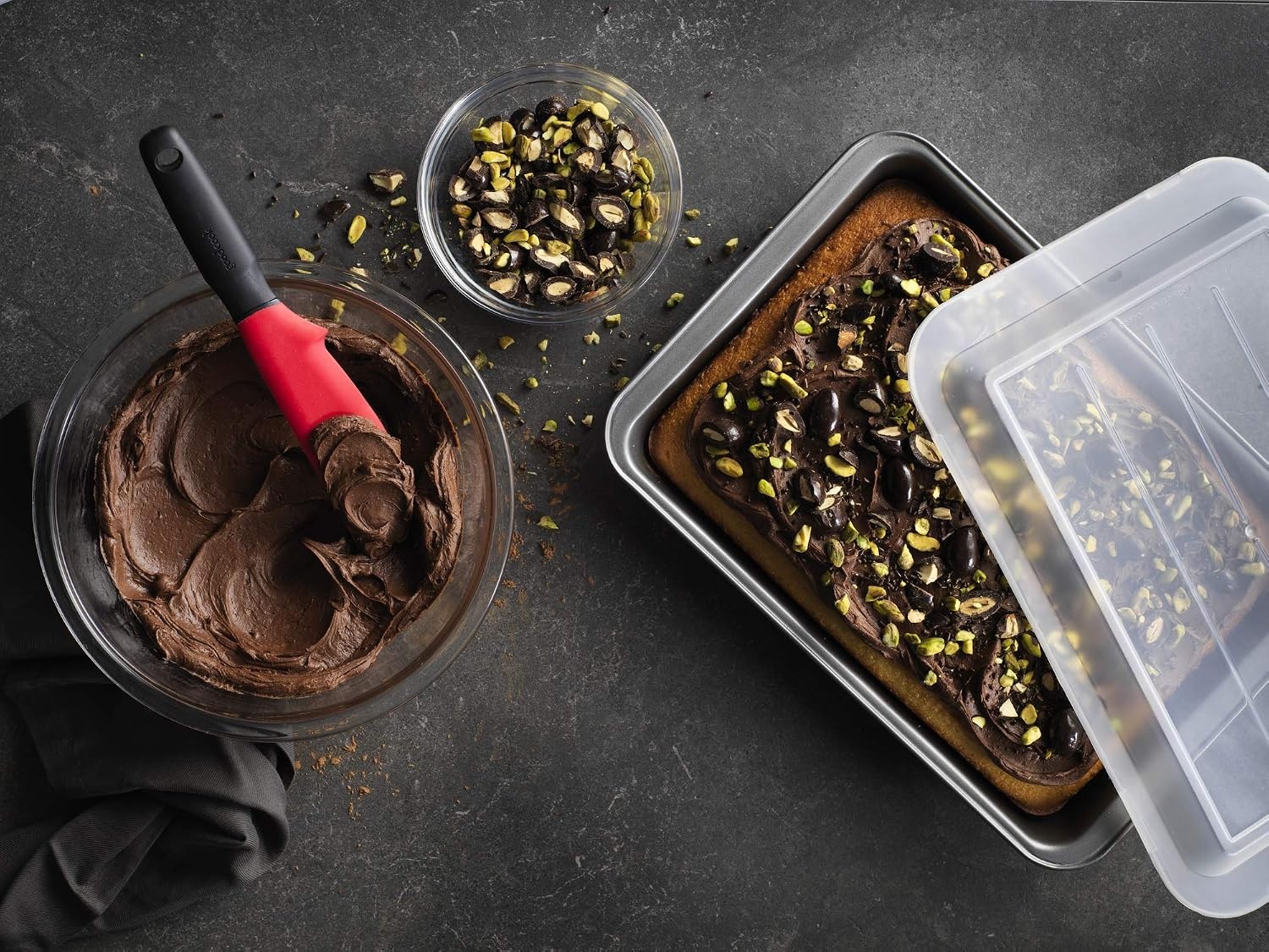 image:imageGoodCook Touch HeatResistant Silicone Spreader Spatula RedSpreader