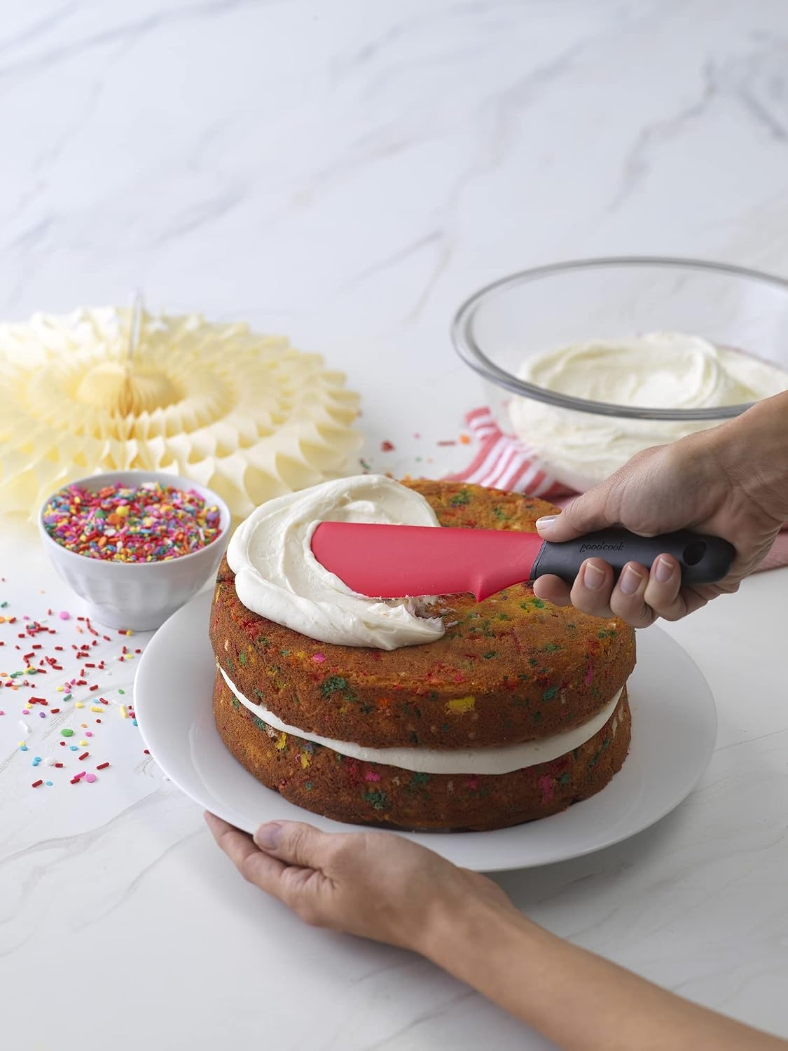 image:imageGoodCook Touch HeatResistant Silicone Spreader Spatula RedSpreader