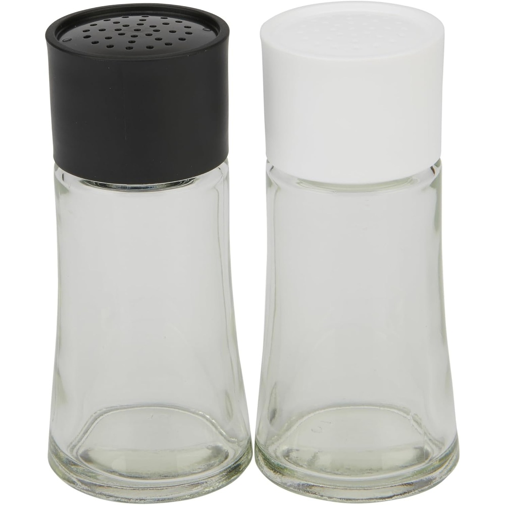 image:imageGood Cook Glass Salt and Pepper Shaker Set 2 oz Clear2 oz