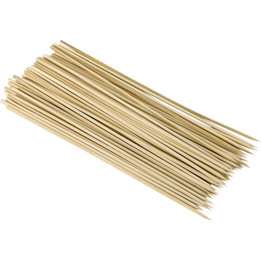 image:imageGoodCook Everyday 12Inch Bamboo Skewers 100Count Wooden Skewers for Grilling Shish Kabob BBQ and Kebabs Durable SinglePoint Ends Versatile Skewer Sticks for Cooking and Crafts