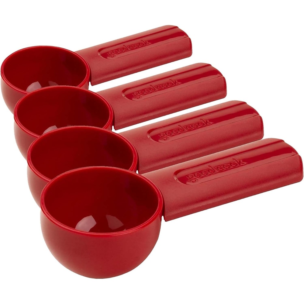 image:imageGoodCook Everyday Coffee Scoop 2Tablespoon Coffee Measuring Spoon with Extendable Handle Red2 Tbsp Pack of 4