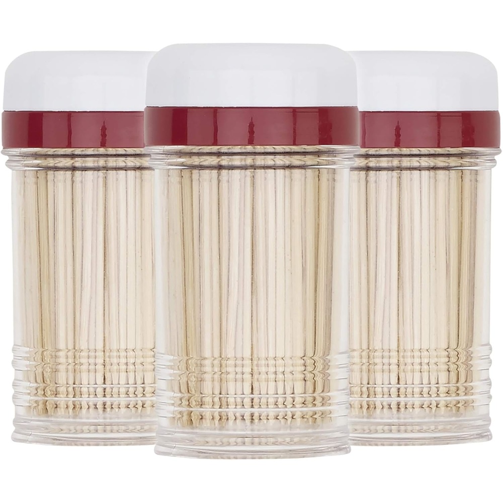 image:imageGoodCook Everyday ShakeAPick Toothpicks with Dispenser 200 Picks200 Count Pack of 3