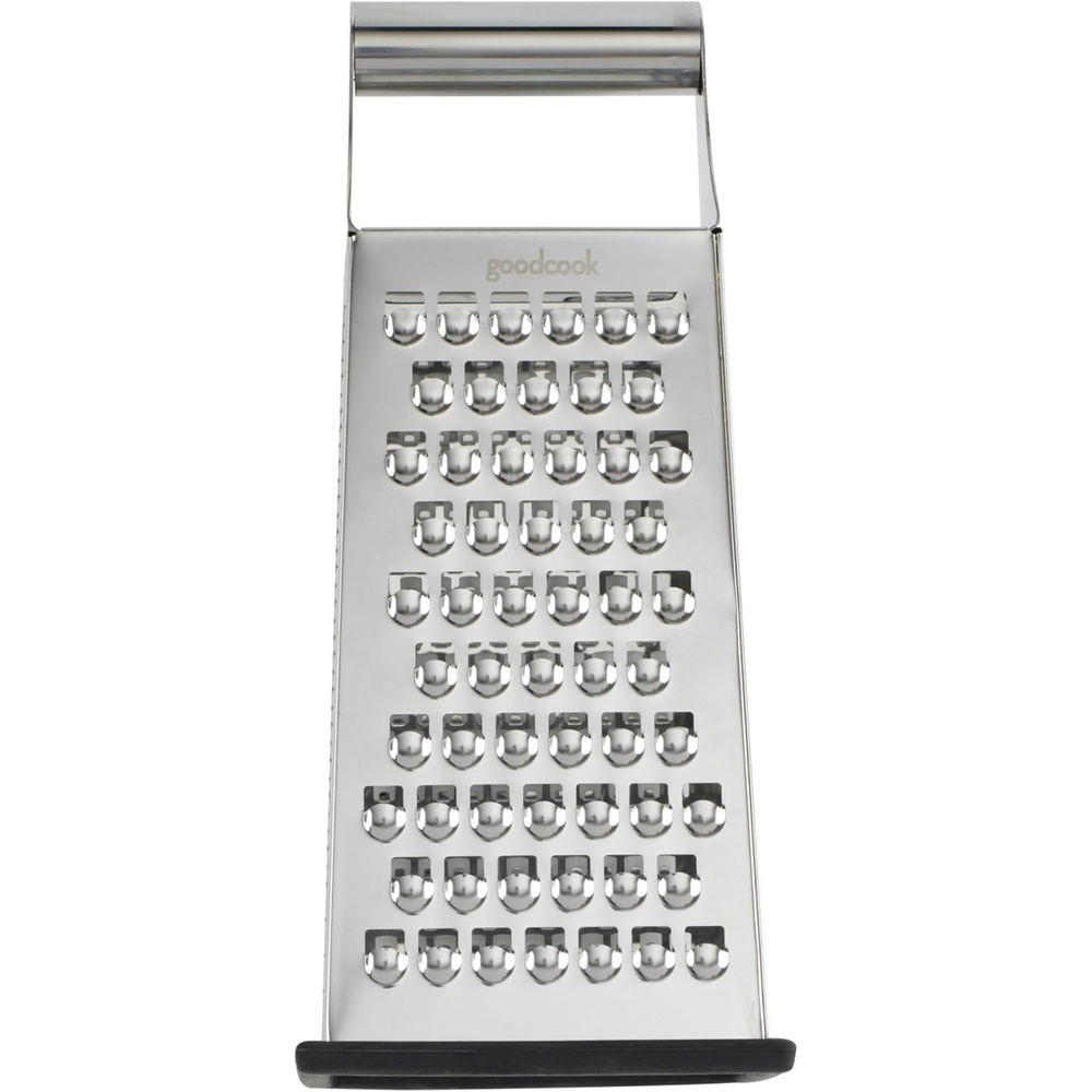 image:imageGoodCook Gourmet 4sided Box Grater Stainless Steel Stay Sharp Etched Blades Nonslip Base