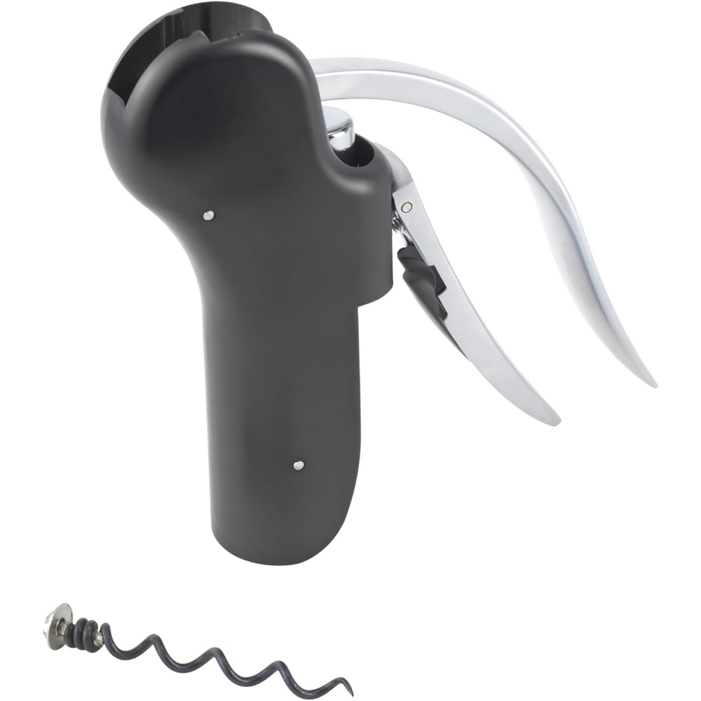 image:imageGoodCook Gourmet Deluxe Winged Corkscrew Stainless Steel Worm Universal Fit For All Cork SizesLever Corkscrew