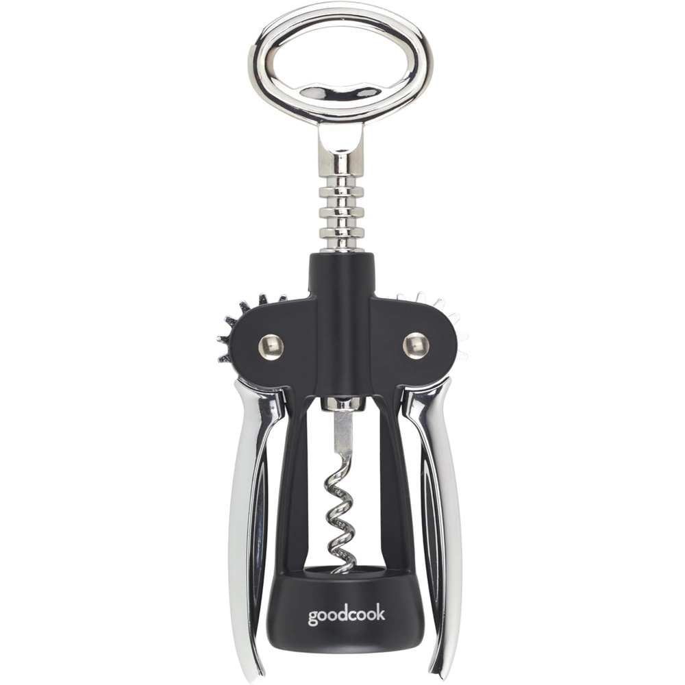 image:imageGoodCook Gourmet Deluxe Winged Corkscrew Stainless Steel Worm Universal Fit For All Cork SizesWinged Corkscrew