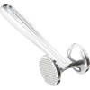 GoodCook 2 Sided Meat Tenderizer, Flat and Spiked, Strong, Sturdy Cast Aluminum Design, Silver