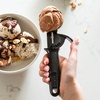 GoodCook Deluxe Ice Cream Scoop with Trigger With Comfortable Grip & Easy-Release Lever Dishwasher Safe, 2-Ounce Scoop, Black(1)