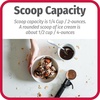 GoodCook Deluxe Ice Cream Scoop with Trigger With Comfortable Grip & Easy-Release Lever Dishwasher Safe, 2-Ounce Scoop, Black(1)