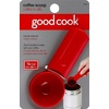 GoodCook Everyday Coffee Scoop, 2-Tablespoon Coffee Measuring Spoon with Extendable Handle, Red(2 Tbsp (Pack of 4))