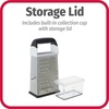 GoodCook Touch 4-sided Box Grater, Stainless Steel Blades with Collection Cup Included