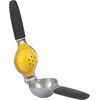 Lemon and lime hand juicer with perfect fit inserts