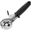 GoodCook Deluxe Ice Cream Scoop with Trigger With Comfortable Grip & Easy-Release Lever Dishwasher Safe, 2-Ounce Scoop, Black(1)