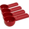 GoodCook Everyday Coffee Scoop, 2-Tablespoon Coffee Measuring Spoon with Extendable Handle, Red(2 Tbsp (Pack of 4))