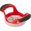 GoodCook Touch Apple Wedger with Stainless Steel Cutting Edges and Protective Cover, Red